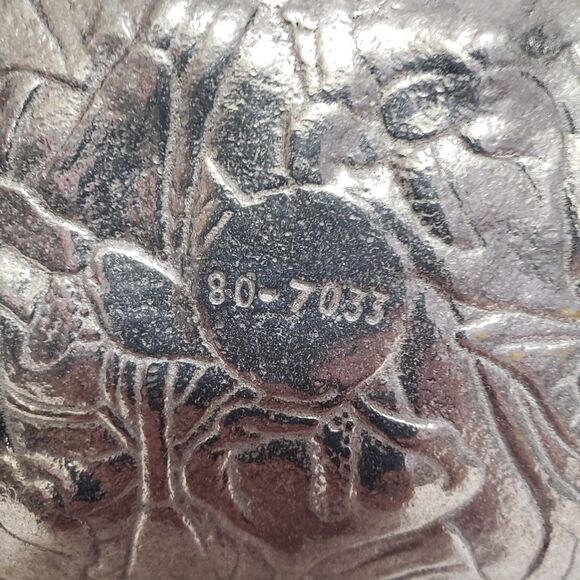 King Arthurs Court Lily Pattern Serving Candy Dinner Tray 1q"×5.5"×1" - Picture 4 of 9